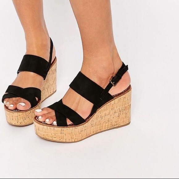 Sam Edelman Shoes - Sam Edelman Destiny Cork Wedge Sandal size 8